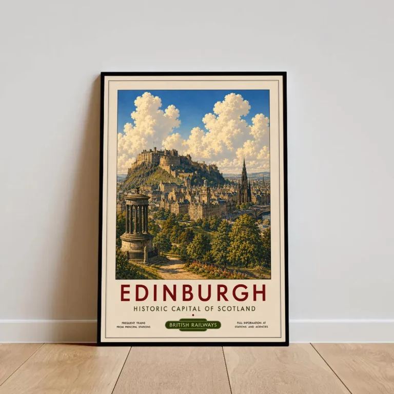 Travel Poster - Edinburgh