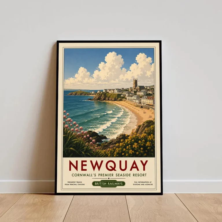 Travel Poster - Newquay